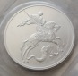     Russland 3 Rubel 2015 St. Georg 1 Oz Silber