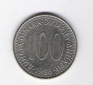 100 Dinara K-N 1986         Schön Nr.89
