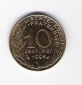 Frankreich 10 Centimes Al-N-Bro 1998   Schön Nr.229