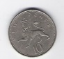 Grossbritannien 10 New Pence 1976  Schön Nr.405