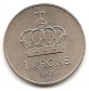 Norwegen 1 Krone 1976  #109