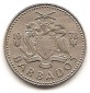 Barbados 25 Cent 1978 #44