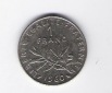 Frankreich 1 Francs 1960 N  Schön Nr.233