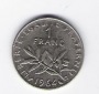 Frankreich 1 Francs 1964 N  Schön Nr.233