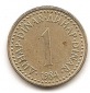 Jugoslawien 1 Dinar 1984 #150