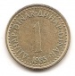 Jugoslawien 1 Dinar 1985 #150