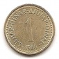 Jugoslawien 1 Dinar 1986 #150