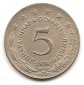 Jugoslawien 5 Dinar 1974 #150