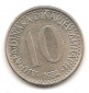 Jugoslawien 10 Dinar 1984 #155