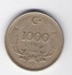 Türkei 1000 Lira 1991 K-N-Zk  Schön Nr.A235