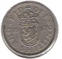 Grossbritannien 1 Shilling K-N 1957 selten Schön Nr.391