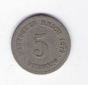 Deutsches Reich 5 Pfennig 1876 A  Jäger Nr.3