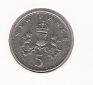 Grossbritannien 5 New Pence 1970 K-N Schön Nr.404
