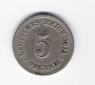 Deutsches Reich 5 Pfennig 1911 A  Jäger Nr.12