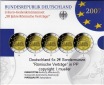 ...2 Euro Gedenkmünzenset 2007...PP...Röm. Verträge