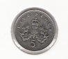 Grossbritannien 5 Pence K-N 1991  Schön Nr.452