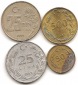 Türkei 4 Münzen s. Scan #259