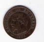 Frankreich Cinq 5 Centimes Bro 1854 Schön Nr.93 19. Jahrh.