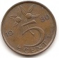 Niederland 5 Cent 1980 #296