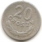 Polen 20 Groscy 1949  #336