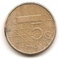 Niederlande 5 Gulden 1990 #392