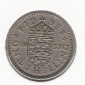 Grossbritannien 1 Shilling 1953 K-N Schön Nr.372 KM-Nr.890