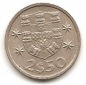 Portugal 2,50 Escudo 1980 #439