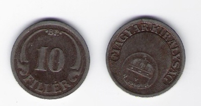  Ungarn 10 Filler 1940 St Schön Nr.32   