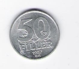  Ungarn 50 Filler Al 1987   Schön Nr.76 (D2/109)   