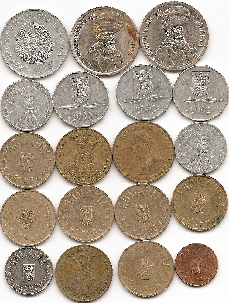  19 Münzen aus Rumänien  #487   