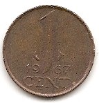  Niederlande 1 Cent 1967 #496   