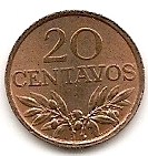  Portugal 20 Centavos 1972 #497   