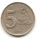  Türkei 5 Kurus 2006 #500   