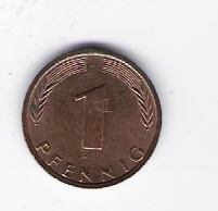 BRD  1 Pfennig J.380 1973 J siehe Bild