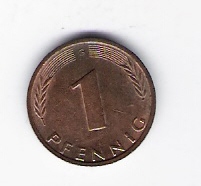 Deutschland  1 Pfennig J.380 1974 G siehe Bild