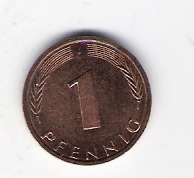 Deutschland  1 Pfennig J.380 1976 J siehe Bild