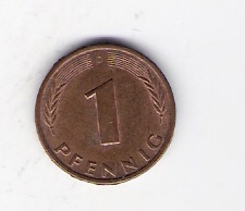 Deutschland  1 Pfennig J.380 1978 D siehe Bild