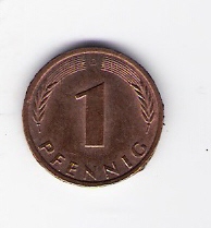 Deutschland  1 Pfennig J.380 1981 D siehe Bild
