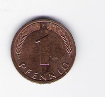 Deutschland  1 Pfennig J.380 1982 F siehe Bild