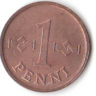 Finnland (D060) 1 Penni 1968 siehe scan