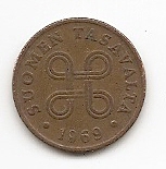  Finnland 1 Penni 1969 #269   