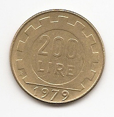  Italien 200 Lire 1979 #508   