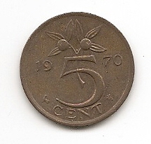  Niederlande 5 Cent 1970 #509   