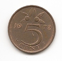  Niederlande 5 Cent 1972 #509   