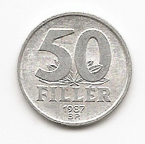  Ungarn 50 Filler 1987 #512   