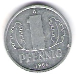  DDR 1 Pfennig 1986 A J.Nr.1508   