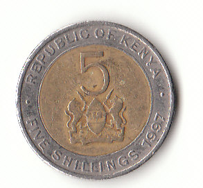  5 Schilling Kenia 1997 (C002)   