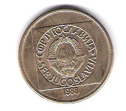  Jugoslawien 100 Dinara N-Me 1988   Schön Nr.129   