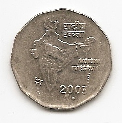  Indien 2 Rupee 2003 #258   