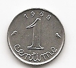  Frankreich 1 Centime 1968 #261   